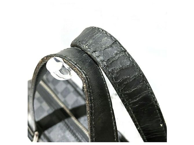 Borsa Louis Vuitton Damier Graphite Yorn Nero - Ansicht 7