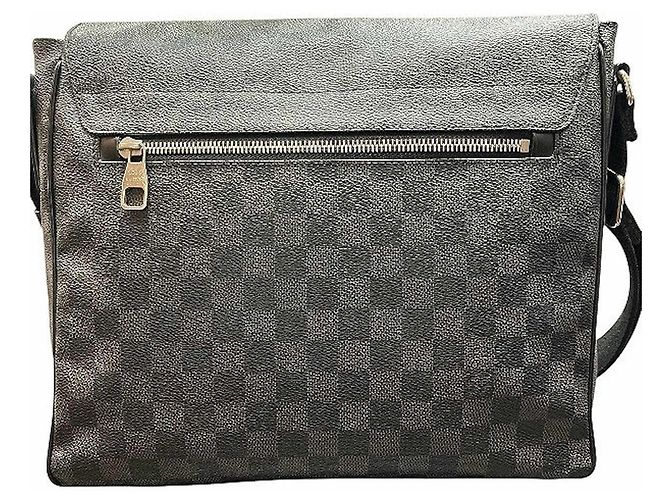 Borsa a Spalla Louis Vuitton District MM Nero - vista 2
