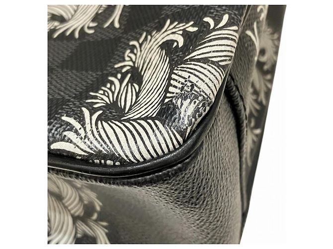 Borsa Louis Vuitton Damier Graphite Christopher Nemeth Tadao PM Marrone Nero Bianco - vista 6