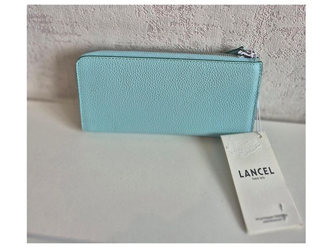 Cartera Lancel Ninon de Cuero con Cremallera Azul Azul claro - vista 2
