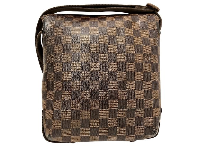 Borsa a Spalla Louis Vuitton Brooklyn PM Marrone - vista 2