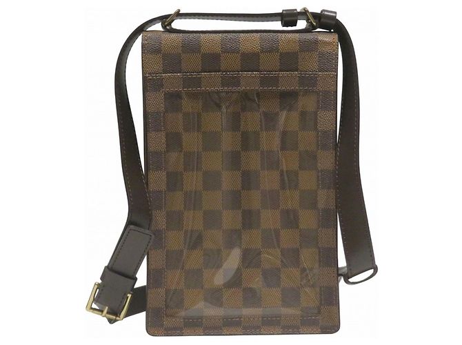 Borsa a Spalla Louis Vuitton Portobello Marrone - vista 2