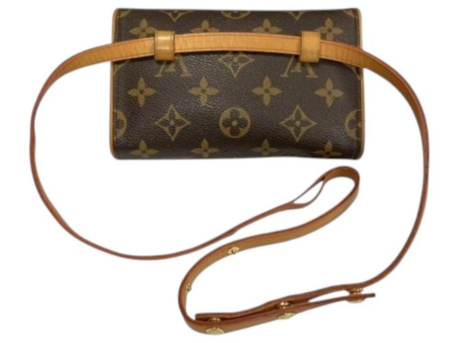 Clutch Pochette Florentine Louis Vuitton Marrone - vista 2