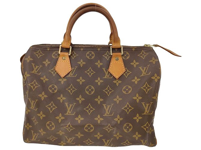 Borsa Louis Vuitton Speedy Monogram Canvas 30 Marrone - vista 2