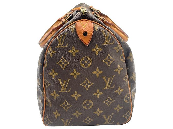 Borsa Louis Vuitton Speedy Monogram Canvas 30 Marrone - vista 3