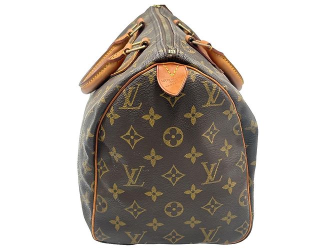 Borsa Louis Vuitton Speedy Monogram Canvas 30 Marrone - vista 4