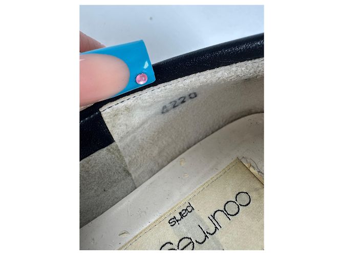 Vintage Courreges Glatte Loafer Weiß EU5 - Ansicht 2