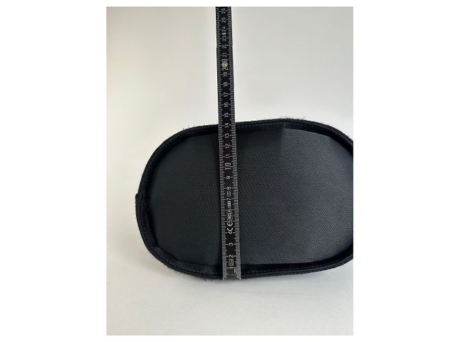 Vintage Courreges Nylon Tote Bag Schwarz - Ansicht 13