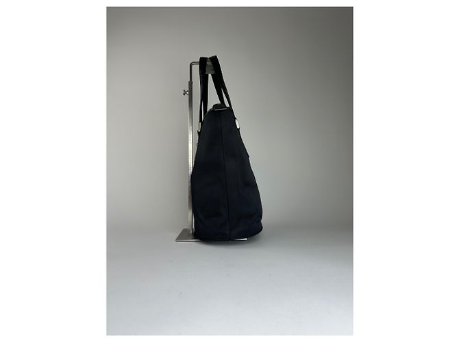 Vintage Courreges Nylon Tote Bag Schwarz - Ansicht 5