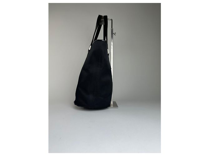 Vintage Courreges Nylon Tote Bag Schwarz - Ansicht 6