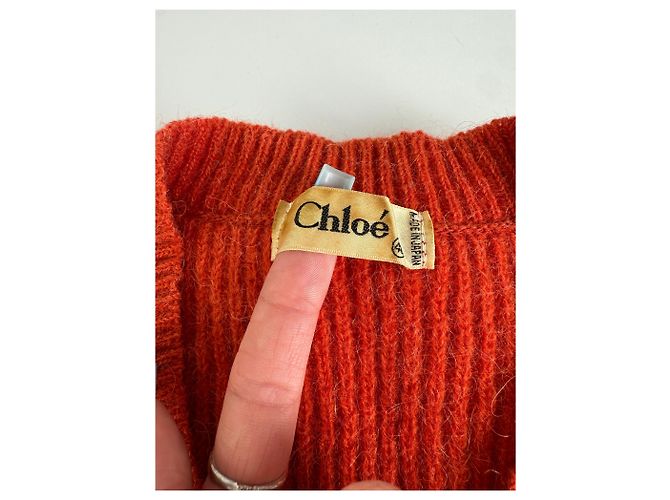 Chloé Vintage Chloe Wollweste Vibrant Silber - Ansicht 6
