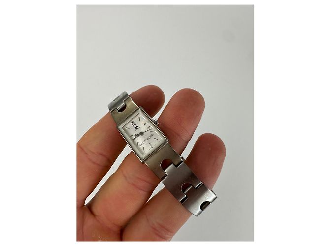 Orologio vintage Courreges in acciaio inossidabile argento - vista 2