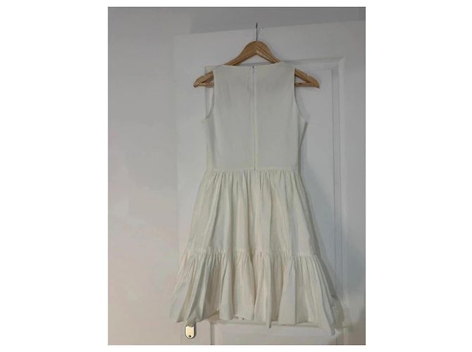 Red Valentino weißes Rüschenkleid - Ansicht 4