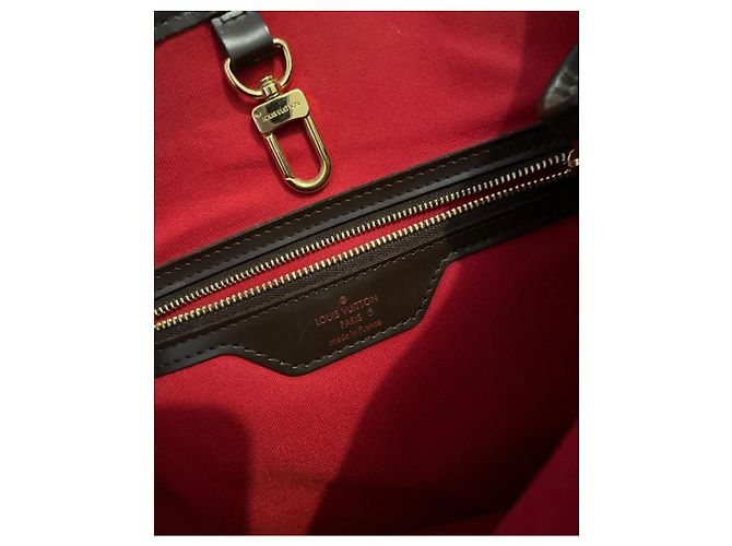 Louis Vuitton Borsa Tote Damier Ebene Marrone - vista 6