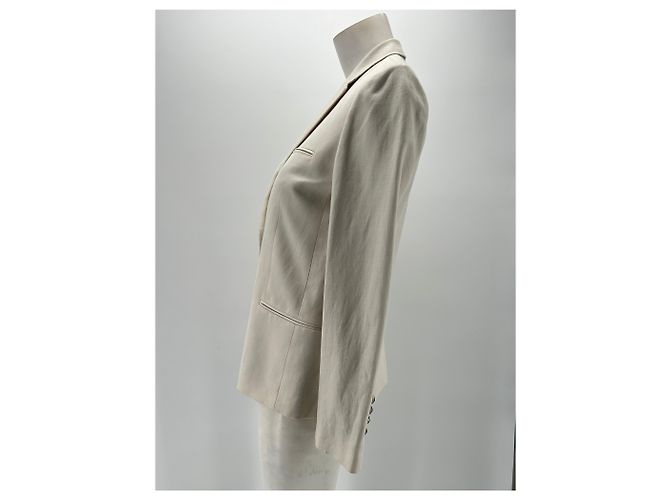 Zadig & Voltaire Leinenblazer Beige Größe 38 - Ansicht 3