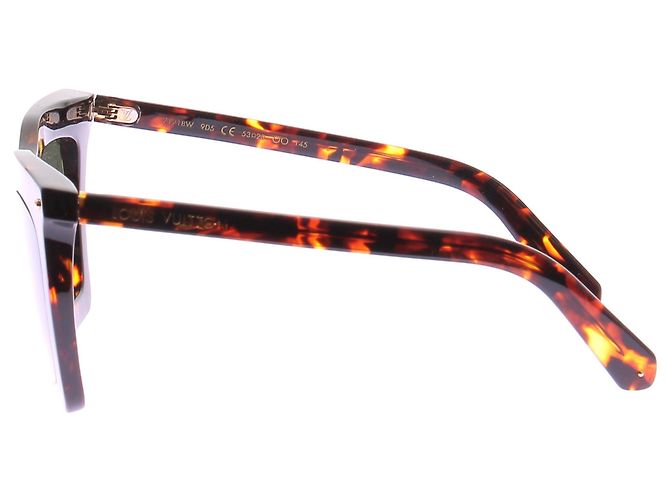 Louis Vuitton Gafas de sol carey Castaño - vista 4