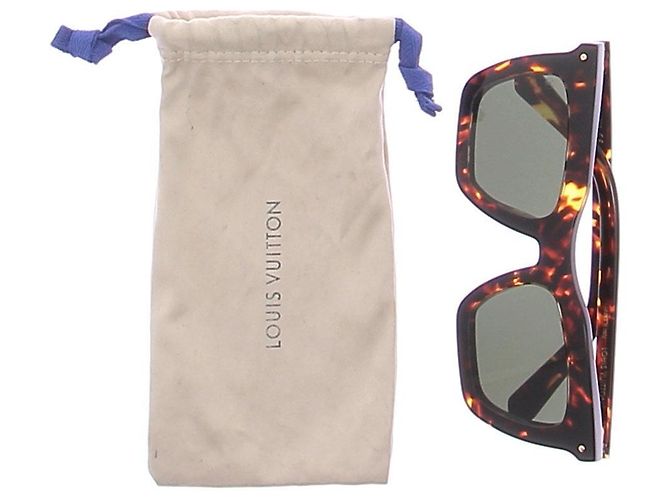 Louis Vuitton Gafas de sol carey Castaño - vista 7