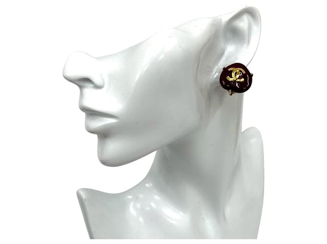 Orecchini Chanel Coco Mark D'oro - vista 2