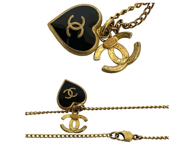 Collana Chanel Heart Coco Mark D'oro - vista 3