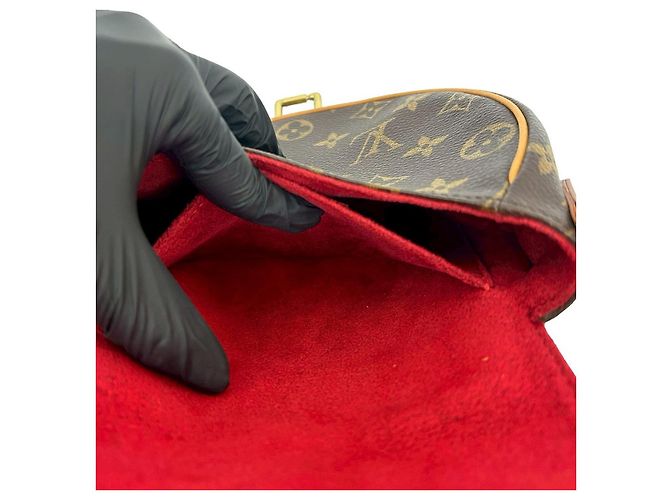 Borsa a tracolla in pelle Louis Vuitton Monogram Marrone - vista 11