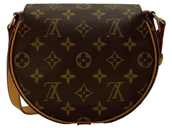 Borsa a tracolla in pelle Louis Vuitton Monogram Marrone - vista 4
