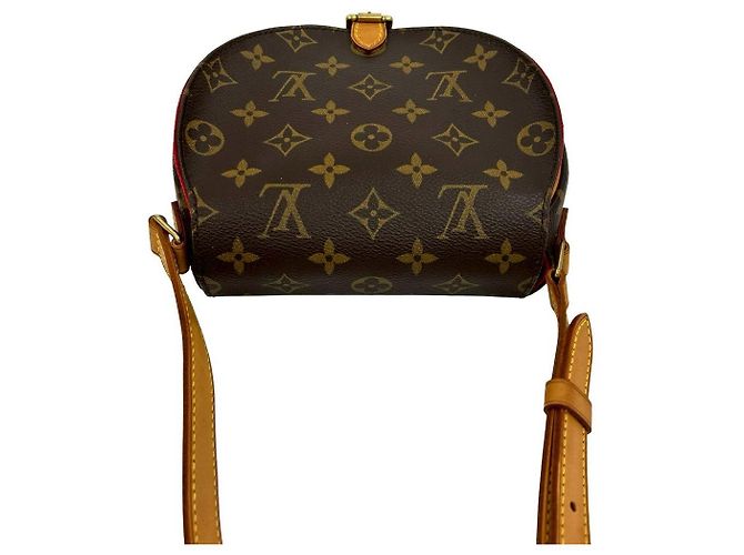 Borsa a tracolla in pelle Louis Vuitton Monogram Marrone - vista 5