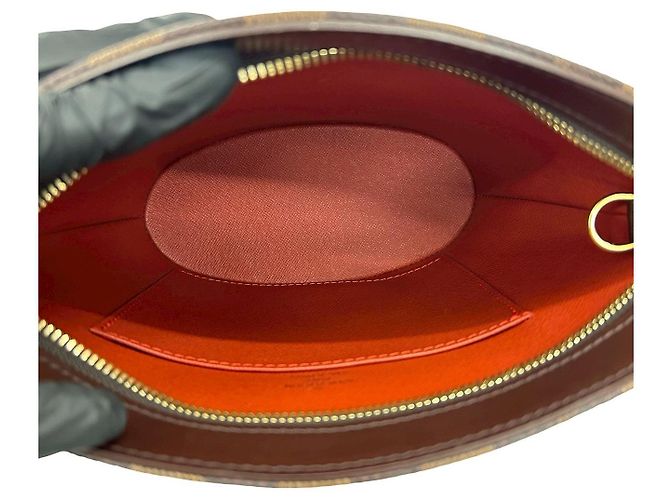 Borsa a tracolla Louis Vuitton Drouot Damier Marrone - vista 10