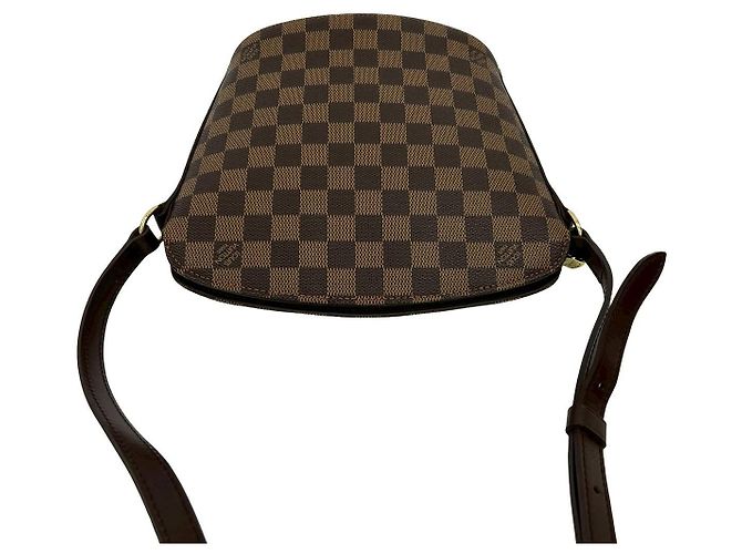 Borsa a tracolla Louis Vuitton Drouot Damier Marrone - vista 5