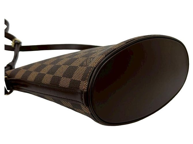 Borsa a tracolla Louis Vuitton Drouot Damier Marrone - vista 8