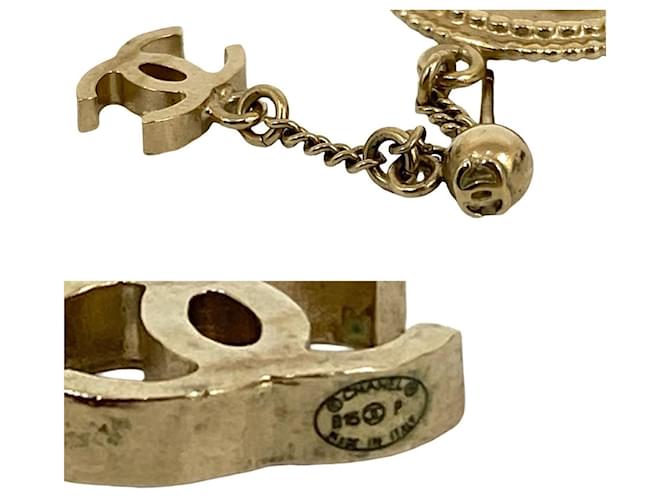 Orecchini Chanel Coco Mark Coin D'oro - vista 3