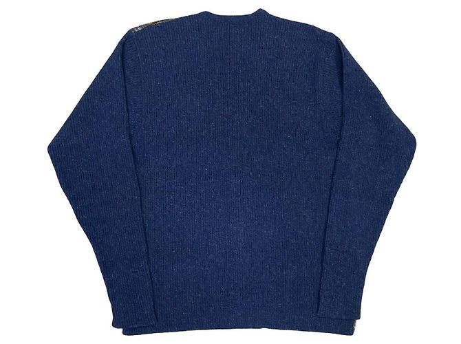 Hermès Hermes Wollstrickjacke Blau - Ansicht 7