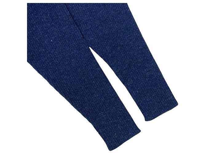 Hermès Hermes Wollstrickjacke Blau - Ansicht 9