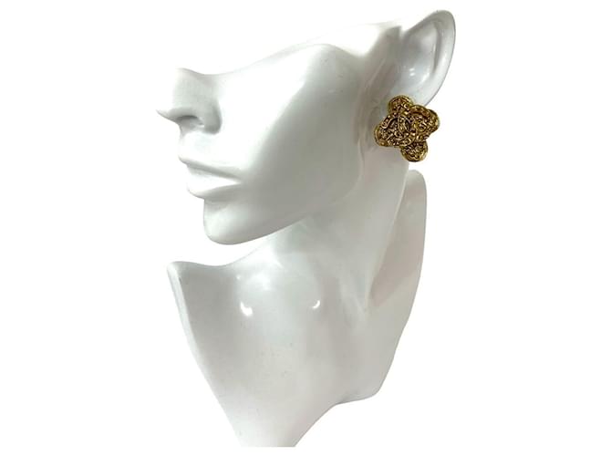 Orecchini Chanel Clip On D'oro - vista 2