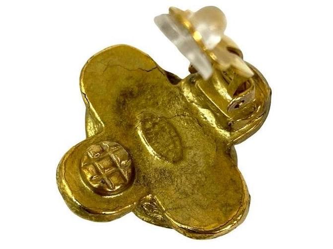 Orecchini Chanel Clip On D'oro - vista 3