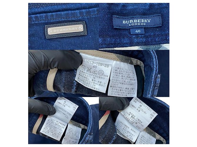 Pantalones vaqueros Burberry London Azul - vista 3