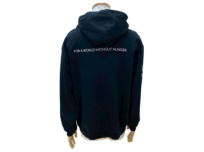 Sudadera de algodón Balenciaga World Food Programme Negro - vista 3