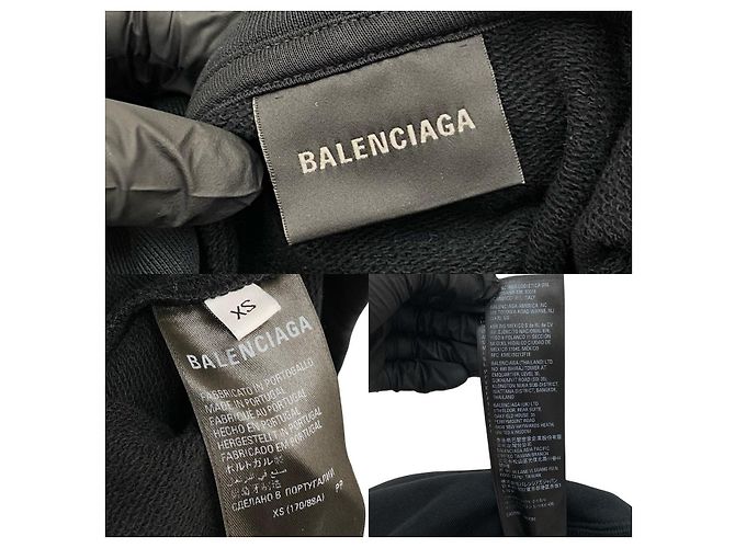 Sudadera de algodón Balenciaga World Food Programme Negro - vista 4