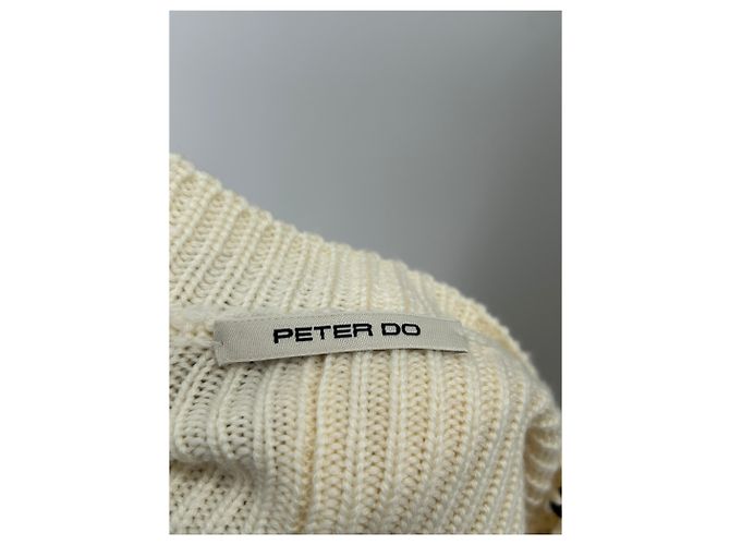Autre Marque Suéter de lã creme PETER DO S Bege - vista 5