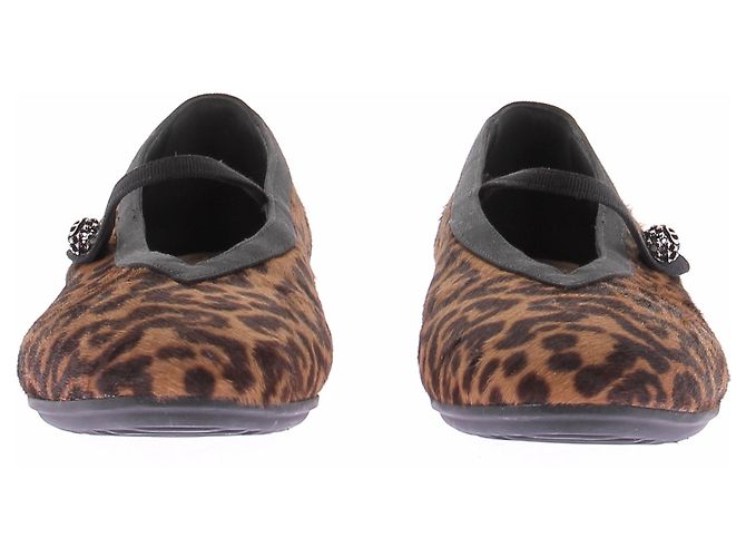 Dior Bailarinas con estampado de leopardo Castaño - vista 2