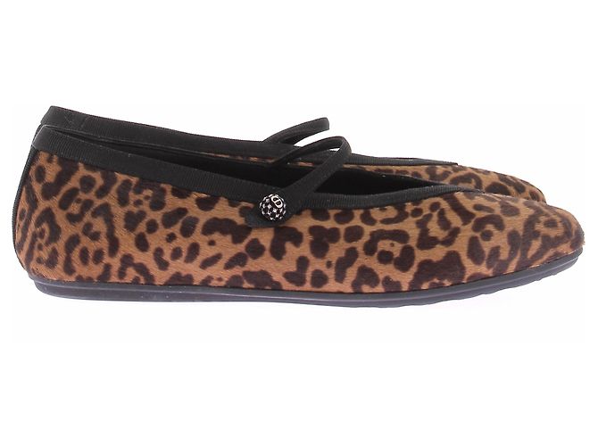 Dior Bailarinas con estampado de leopardo Castaño - vista 4