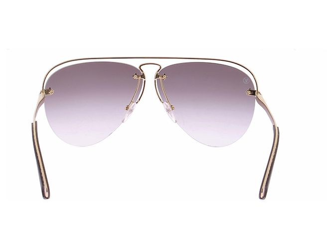 Gafas de sol Louis Vuitton doradas Dorado - vista 3