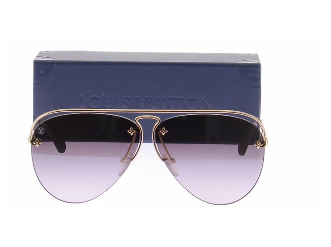 Gafas de sol Louis Vuitton doradas Dorado - vista 7