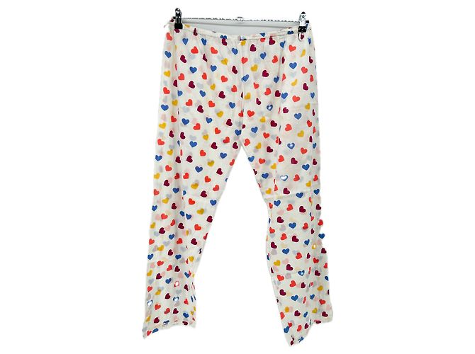 Autre Marque Weiße Hose mit Herzen - Ansicht 2