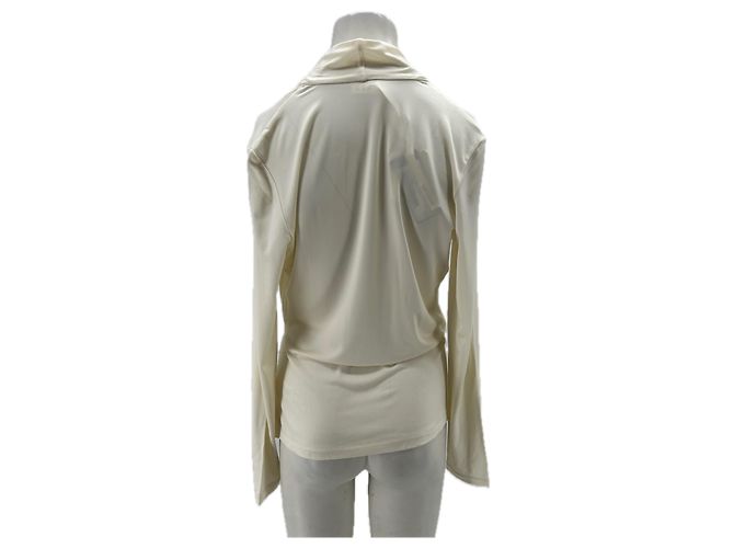 Autre Marque Top blanco de manga larga - vista 2
