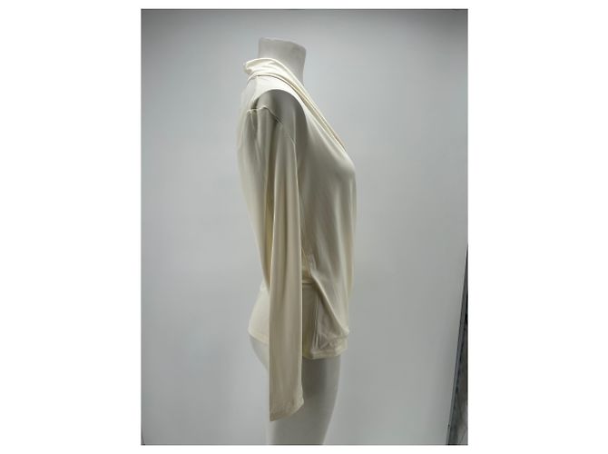 Autre Marque Top blanco de manga larga - vista 3