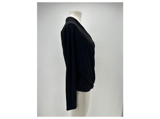 Autre Marque Top nero a maniche lunghe Bianco - vista 4
