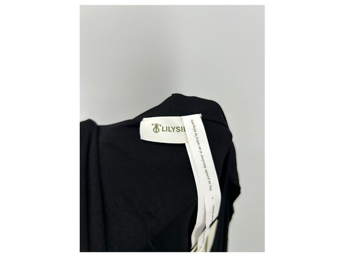 Autre Marque Top nero a maniche lunghe Bianco - vista 5