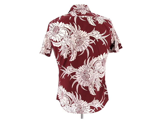 Prada Camicia stampata a maniche corte Rosso - vista 2