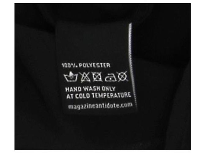 Autre Marque Camicia nera con bottoni argentati Nero - vista 6