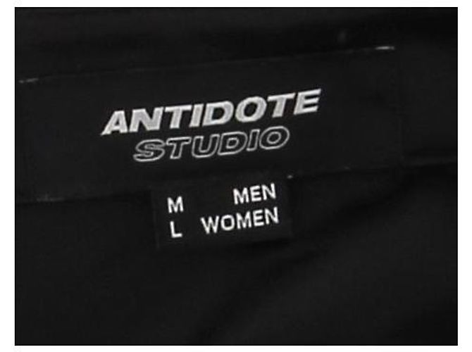 Autre Marque Camicia nera con bottoni argentati Nero - vista 7